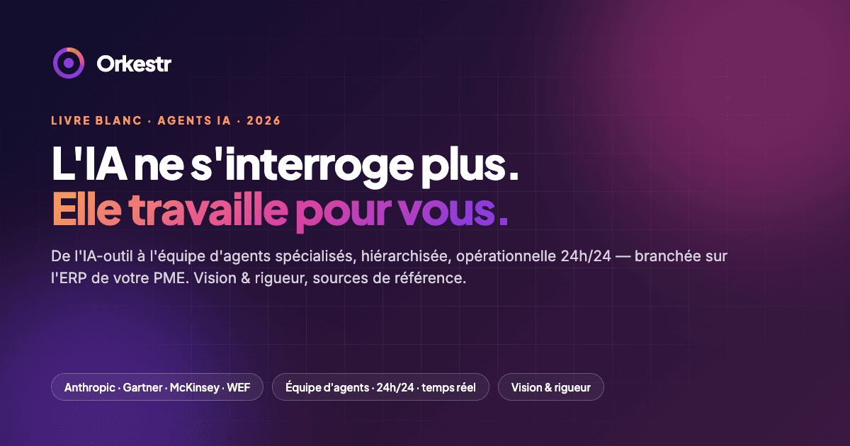 Couverture du livre blanc Agents IA Orkestr