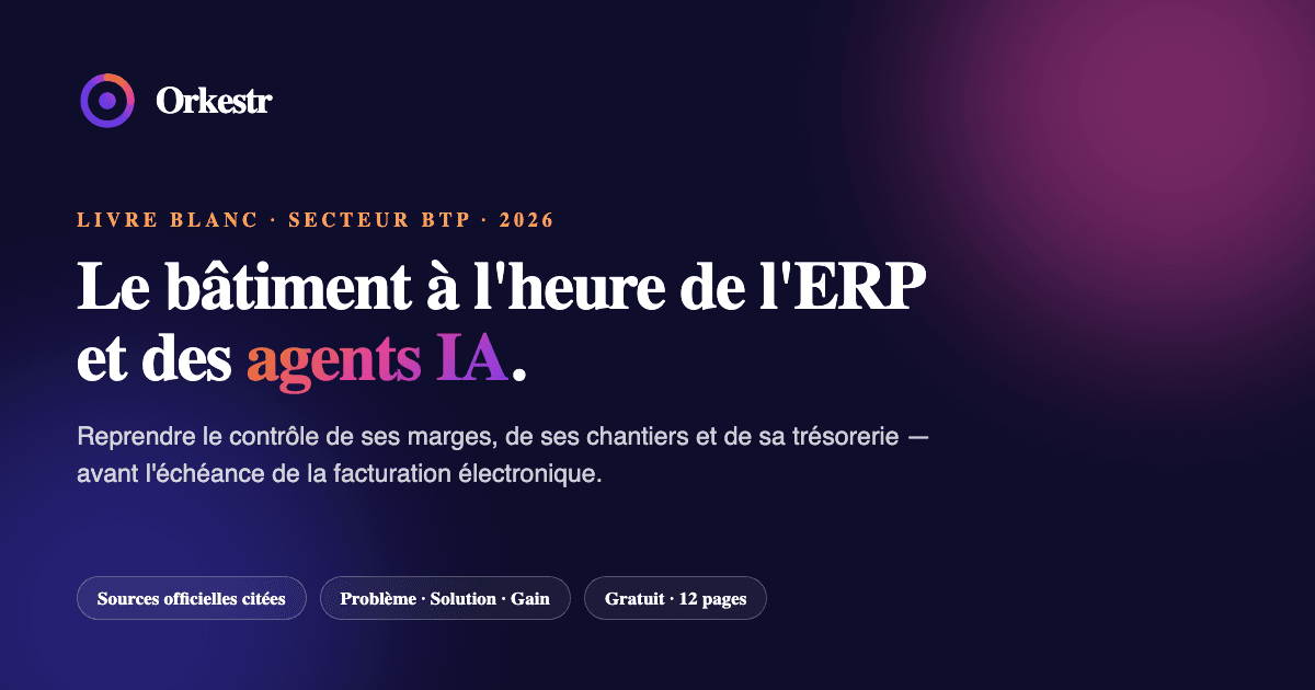 Couverture du livre blanc BTP Orkestr
