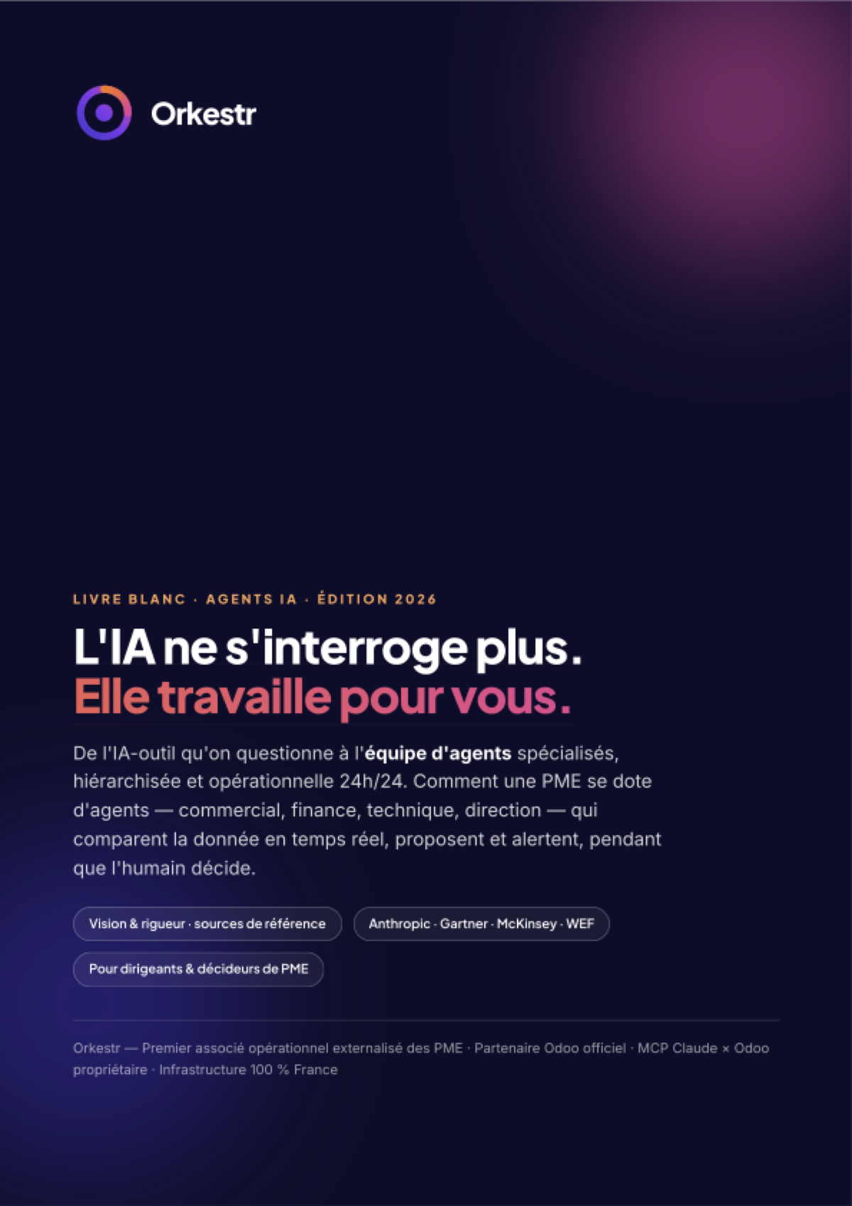 Couverture du livre blanc Agents IA Orkestr