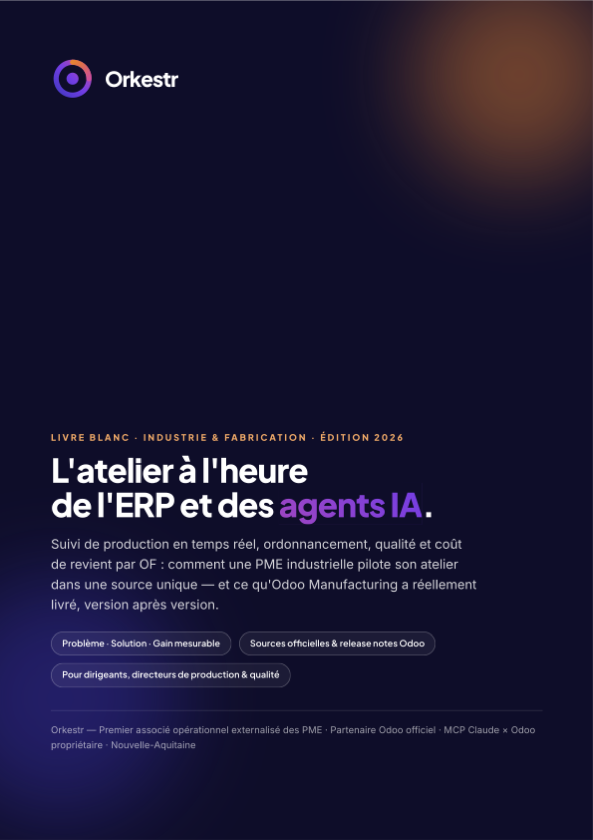 Couverture du livre blanc Industrie & Fabrication Orkestr